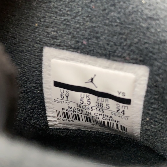 Nike Air Jordan 6 Retro GS 'Gatorade' Orange/White 384665-145 Youth Size 6Y - Picture 11 of 11